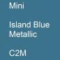 Preview: Mini, Island Blue Metallic, C2M.